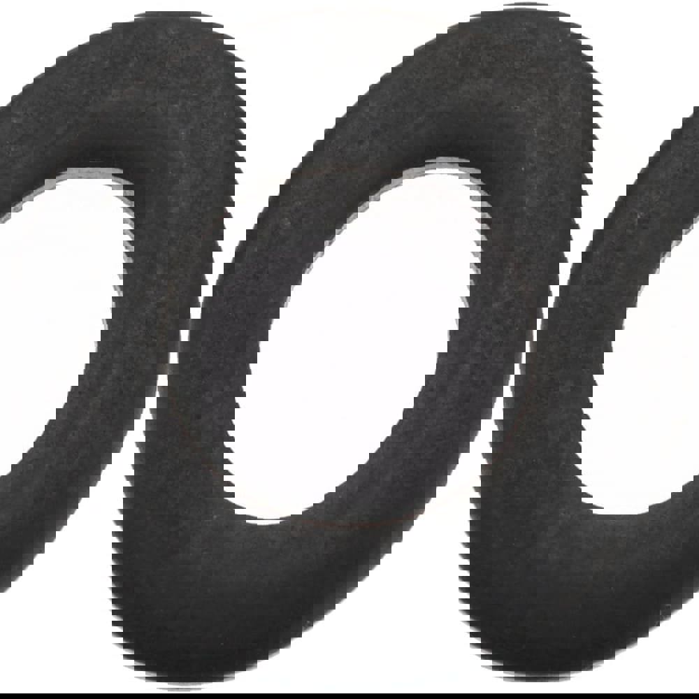 M8 Screw Extra Thick Flat Washer: Case Hardened Steel, Black Oxide Finish